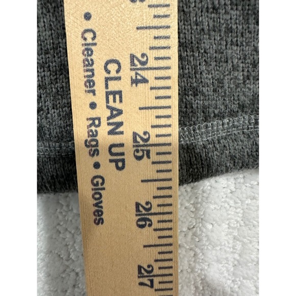 The North Face Contrast Stitch Fleece Hoodie Full Zip Gray Medium - Picture 6 of 7